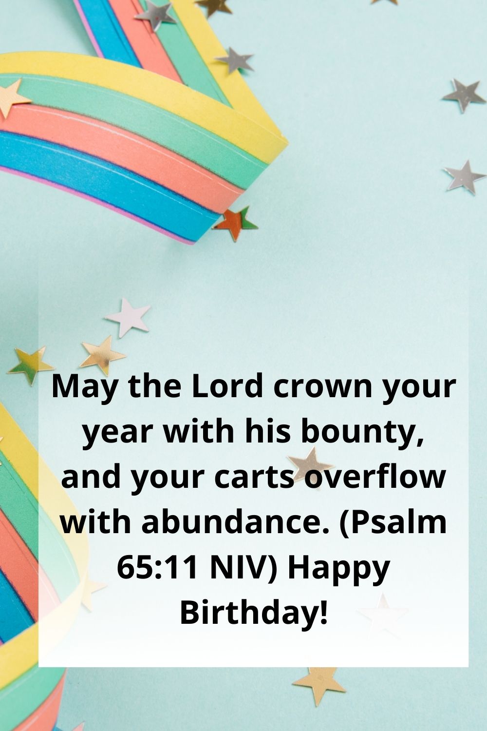 Bible Verses For Birthdays Blessing